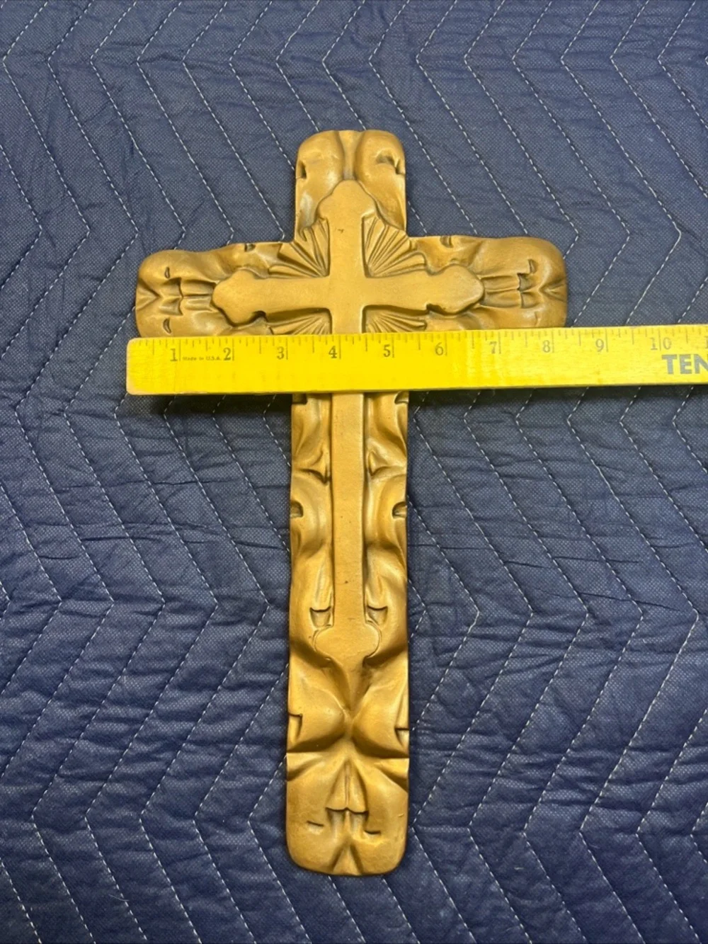 Gold Decorative Wall Cross - Classic Home Accent